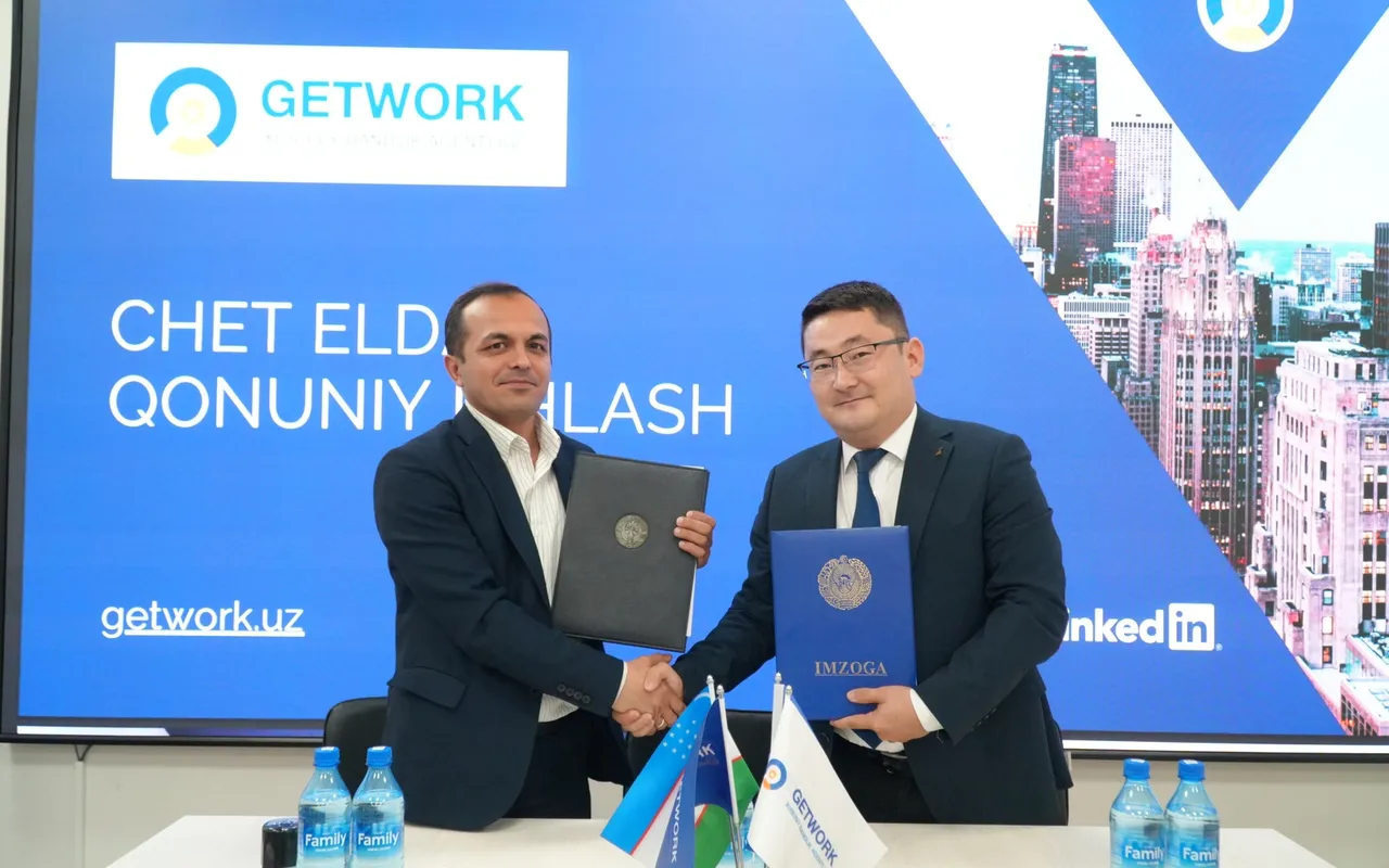 Getwork va Guliston davlat pedagogika instituti o‘rtasida hamkorlik memorandumi imzolandi